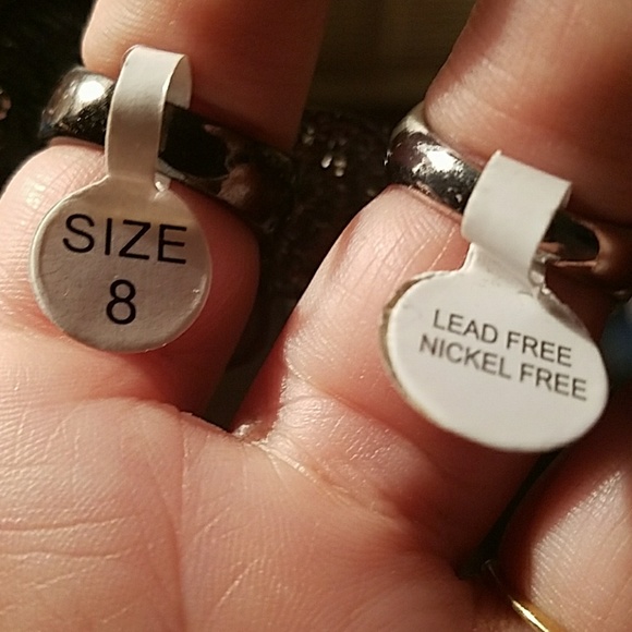 Two modern BLING RINGS PM252 - Picture 4 of 4